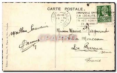 Bruxelles — Gde Place aux Fleurs — Editore: Em. Goes, 71, Digue de Mer, Ostende — Verso
