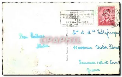 Haine-Saint-Pierre — Lembrança — Edição Paquier — Verso