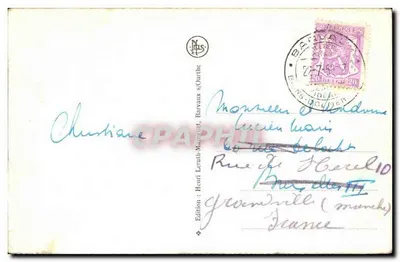 Barvaux-sur-Ouche - Rochers du Renard — Henri Leruth-Mainguet — Verso