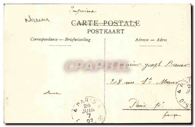 Ardenne — Castello di Vêve — G. H. Ed. A. N° 360 — Verso