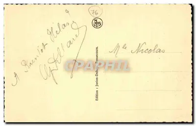 Bonsecours — Kościół — J. Jorion-Dubois — Rewers