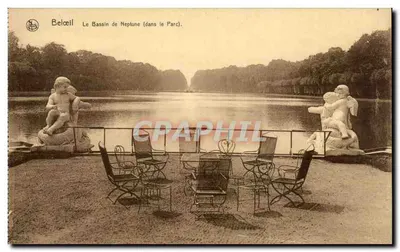 Belœil - O Bassin de Netuno (no Parque) — editor Nels, número de série não visível