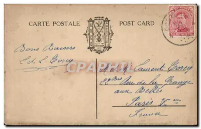 Batteria "von Tirpitz" — Ostende — Ricordo della guerra 1914-18 — Verso