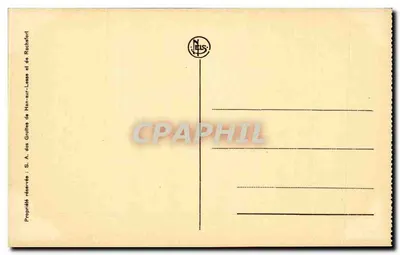 Grutas de Han — La Sala de los Drapados — editor NEIS — Reverso