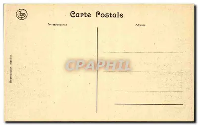Maredsous-Abadia — Uma das avenidas do jardim — NELS — Verso