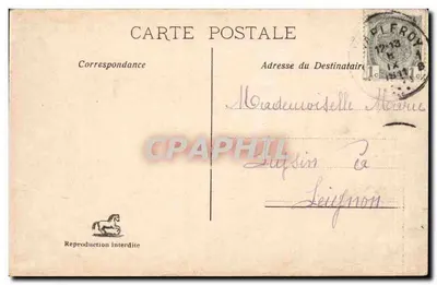 Exposição de Charleroi 1911 — Pavilhão da Imprensa — Editor não visível — Verso