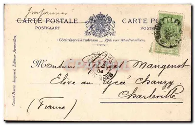 Bruselas — Casa del Rey — Grand Bazar, Bruselas — Reverso