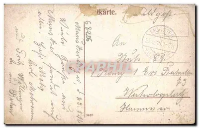 Munster (Lager) — obozowa kolonia — nieznany wydawca, nieczytelny numer serii — Rewers