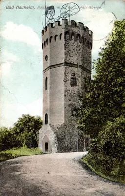 Bad Nauheim, Vista do Torre de Observação no Johannisberge — editor desconhecido, número de série não visível