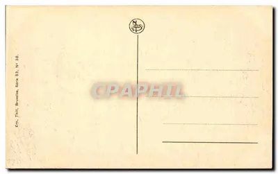 Dinant — Cidadela e Igreja — NLS, série 33, Bruxelas — Verso