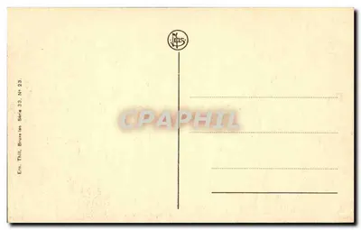 Dinant Cidadela e Igreja — Editor Thill, Bruxelas, Série 33, N° 23 — Verso