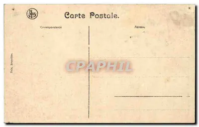 Stara pocztówka Dinant Most i Hotel Pocztowy — Rewers