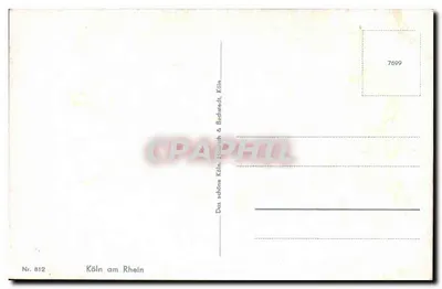 Köln nad Rynem — widok panoramiczny — Bedastadt, Koln, nr 812 — Rewers
