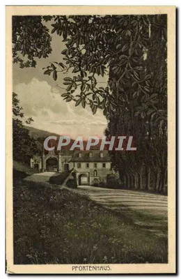 Pfortenhaus — vista da entrada — Verlag L. Röthmann, Fotograf