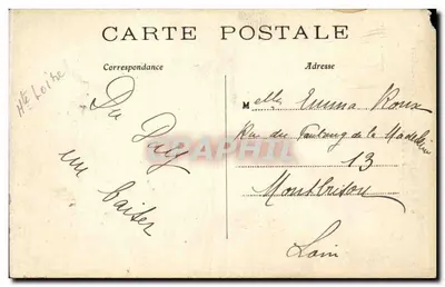 LE PUY-en-VELAY (Hte-Loire) — Wieża katedry — L'Hironnelle - Paris — Rewers