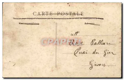 Rive-de-Gier (Loire) - A Estação — B.F., Paris, n°6 — Verso