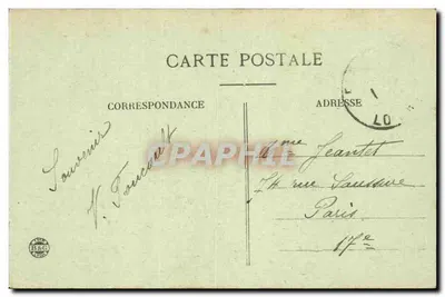 Le Pertuiset — Vale do Loire — editor B&C, n° 9524 — Verso