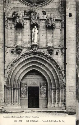 Portal da Igreja do Puy — Aurillac — Germain Matroux Aîné, editor, n° 154