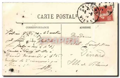 Chenonceaux — El Castillo — La Fachada Oriental — LL. — N° 10 — Reverso