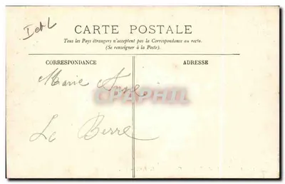 Chenonceaux — Zamek — Port — LL — Rewers