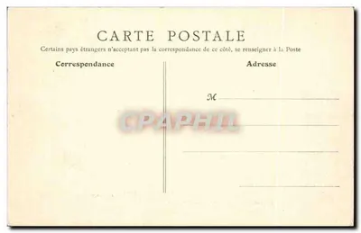 Amboise - Kościół Świętego Florentyna — widok kościoła z apteką po prawej stronie — wydawca S. F., Paryż — Rewers