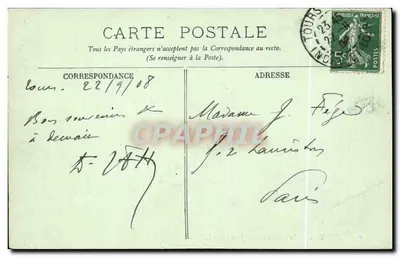 Amboise — Zamek i nabrzeże — LL. — Rewers
