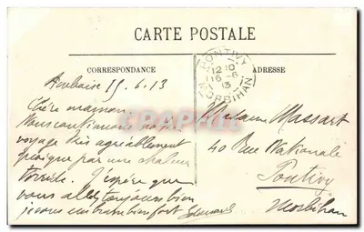 Amboise — Zamek i nabrzeże — LL — Rewers