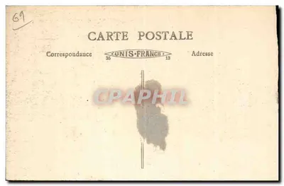LYON — Pomnik Dzieci Rony przez Pagny — Most Boucle i wzgórza Saint-Clair — Rewers