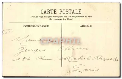 Bordeaux — A Catedral e a Torre Pey-Berland — editor BR - 2412 — Verso