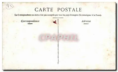 Bordeaux — Porte Cailhau — Staerck, Paris — Verso