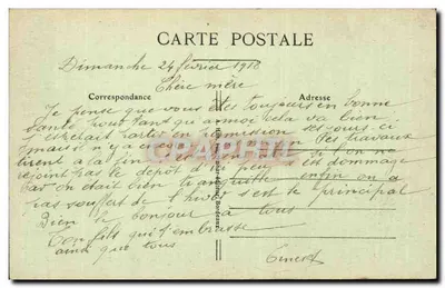 Bordeaux — Os Quais vistos da Alfândega — n°60 — Verso