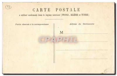 Bordeaux - Wieża Pey-Berland — widok z tramwajem i pieszymi — wydawca nieznany, nr 44 — Rewers