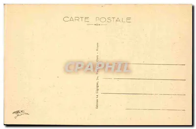 Rouen - De Kerk van Sint Ouen gezien vanaf de Kathedraal — Editeur La Cigogne, n° 350 — Achterkant