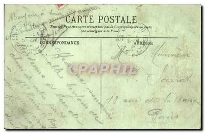 Bordeaux — Le Théâtre Français — LL. — Verso