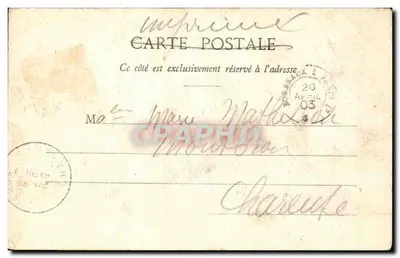 Bordeaux — Duży Most Kolejowy nad Garonną — Henry Guillier, 31, 62 bis i 44, ulica Fonneuve - Libourne — Rewers