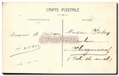 Bordeaux — Ogólny widok z Wieży św. Michała — Wydawnictwo J. G. n° 77 — Rewers