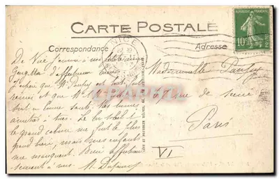 NICE - Wejście do portu i Monte Boron — Selecta, nr 163 — Rewers