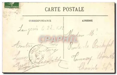 Langeais — Le Château — Façade intérieure — LL. — Verso