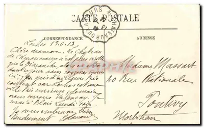 Loches — A Colegiata de São Ursinho — LL — Verso