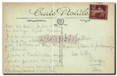 Loches — A Cage de Fer — O Donjon — Editor: Lévy Fils & Cie, Paris — Verso