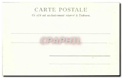 Zamek Chenonceau — wydawca Paris-Poste, nr 704 — Rewers