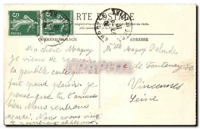 Chenonceaux — Zamek — Ogrody — LL. — Nr 37 — Rewers