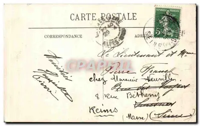 Prisão do Homem de Ferro — Ilha Sainte-Marguerite — L.I. — n°21 — Verso
