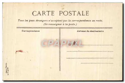 Grasse. Publiczny ogród — wydawca L.V.&C. — Rewers