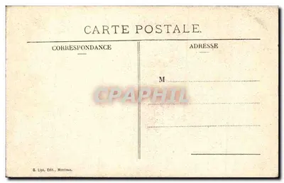 Evian-les-Bains - Estabelecimento Termal e o Cais — G. L. M. N° 108 — Verso