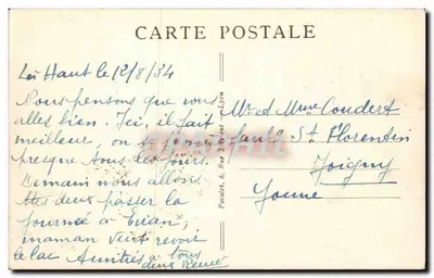 Châtel (Haute-Savoie) — Wzgórze Grange i plateau Les Boudimes — P.L. — Rewers