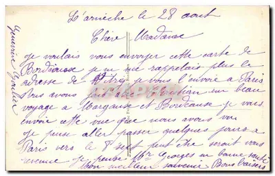 Bordeaux — La Grosse Cloche BR. — Éditeur Alain Blanchi, n° 52 — Verso