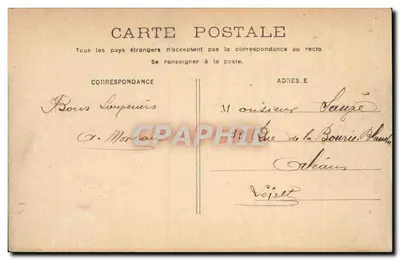 Bordeaux - Cours du Chapeau Rouge - La Bourse — Verso