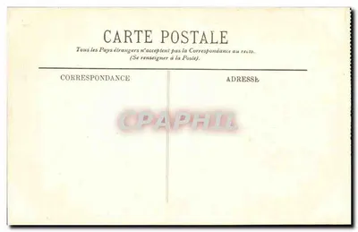 Bordeaux — Statua Gambetty i Allee de Tourny — LL. — Rewers