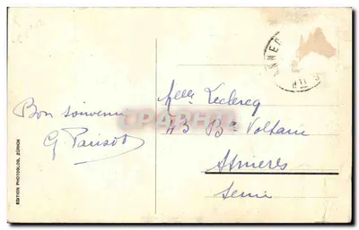 St. Gervais-Village — widok panoramiczny — Wydawnictwo Photoslob, Zurych, nr 3832 — Rewers